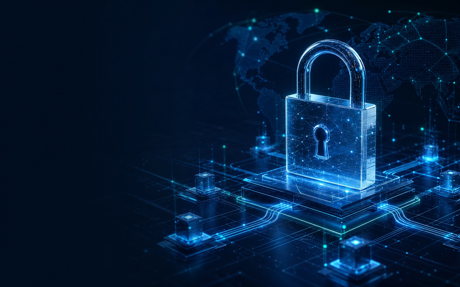 Modern digital lock protecting a distributed cloud network
